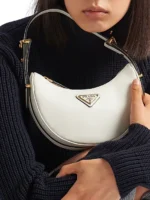 Prada Arquè Leather Mini Shoulder Bag