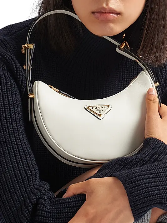 Prada Arquè Leather Mini Shoulder Bag