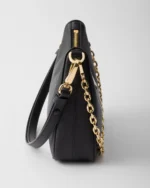 Prada Re-Edition Saffiano leather mini-bag Black
