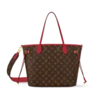 Neverfull Bandoulière Inside Out MM Red