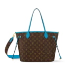Neverfull Bandoulière Inside Out MM Blue